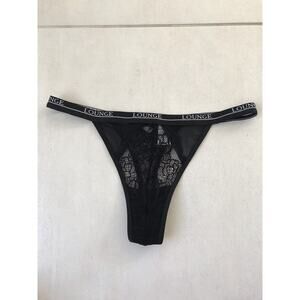 Lounge Lingerie Royal Balcony Lace Mesh Cut Out Thong